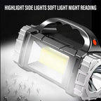 Solar Power Bank with Flashlight – All-in-One Emergency Power