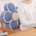 Pastel Fluffy Flower Cushion
