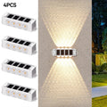 Solar Wall Lights Solavine | Warm White Light | IP44 Weatherproof | For Fence, Terrace & Garden | 8 Hours Light Duration