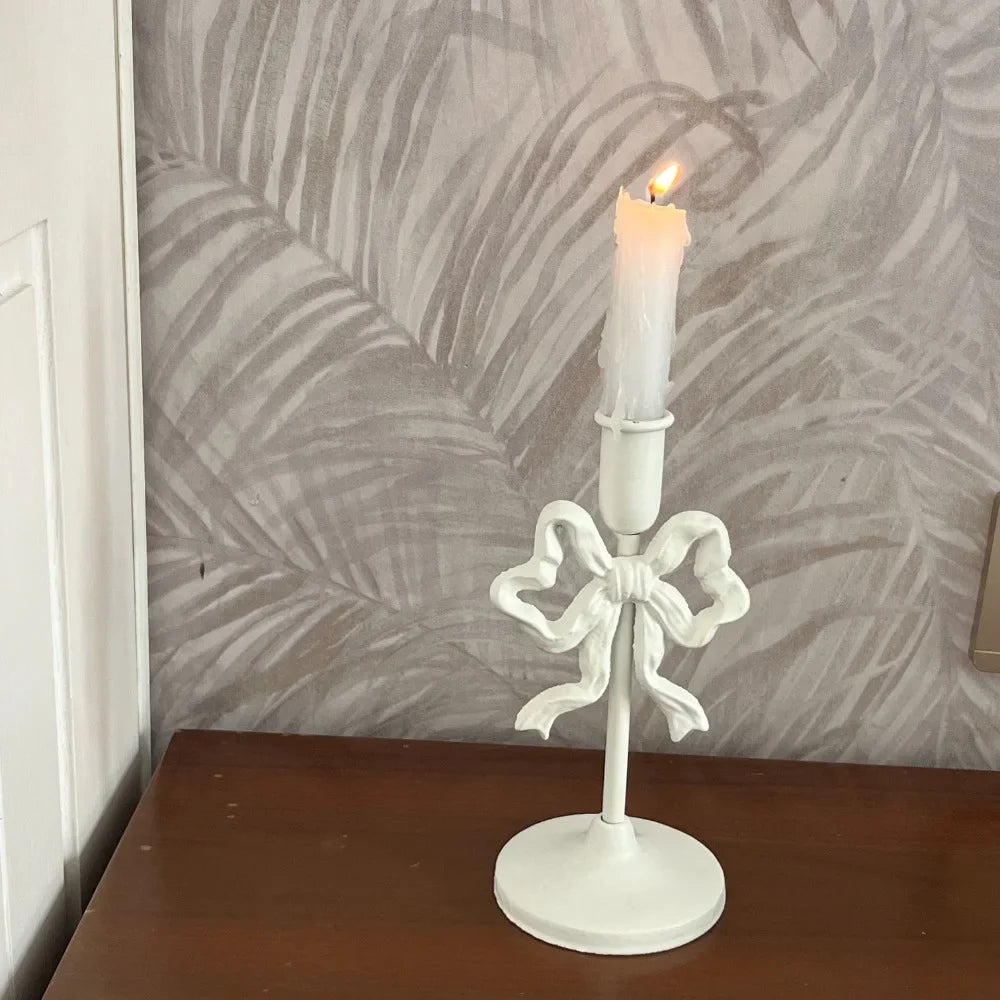 French Wrought Iron Candle Holder
