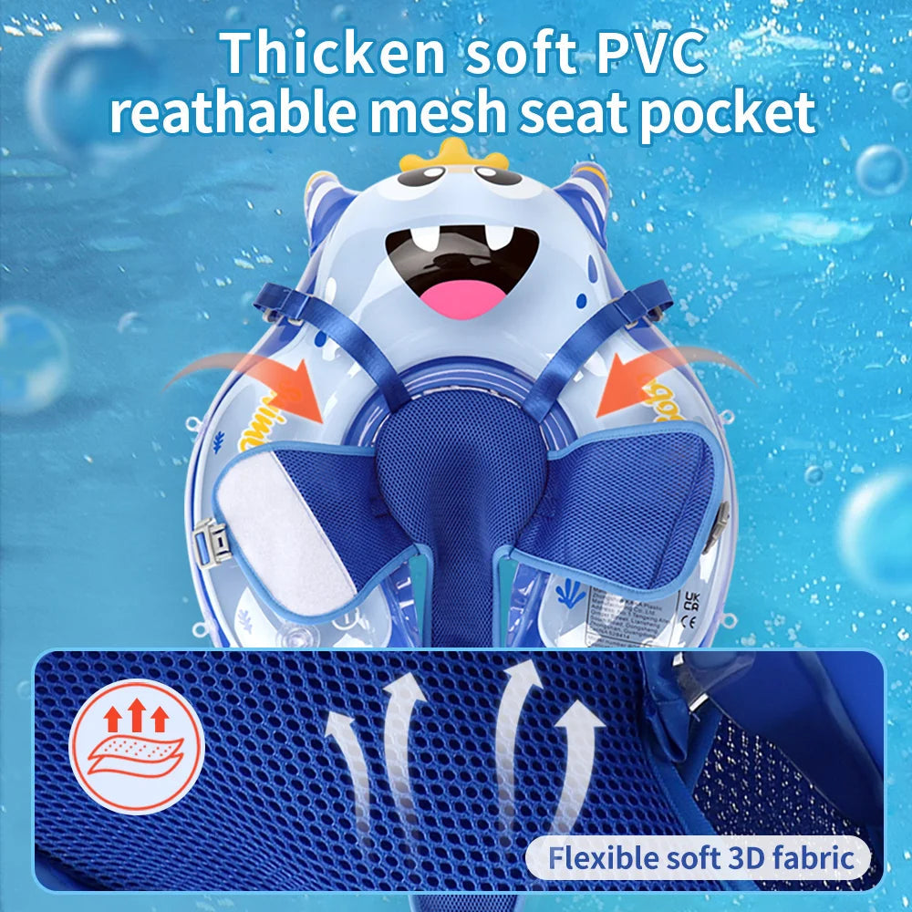 Baby swimming ring AquaBear | Safe swimming fun for babies | For 6–36 months | Environmentally friendly PVC