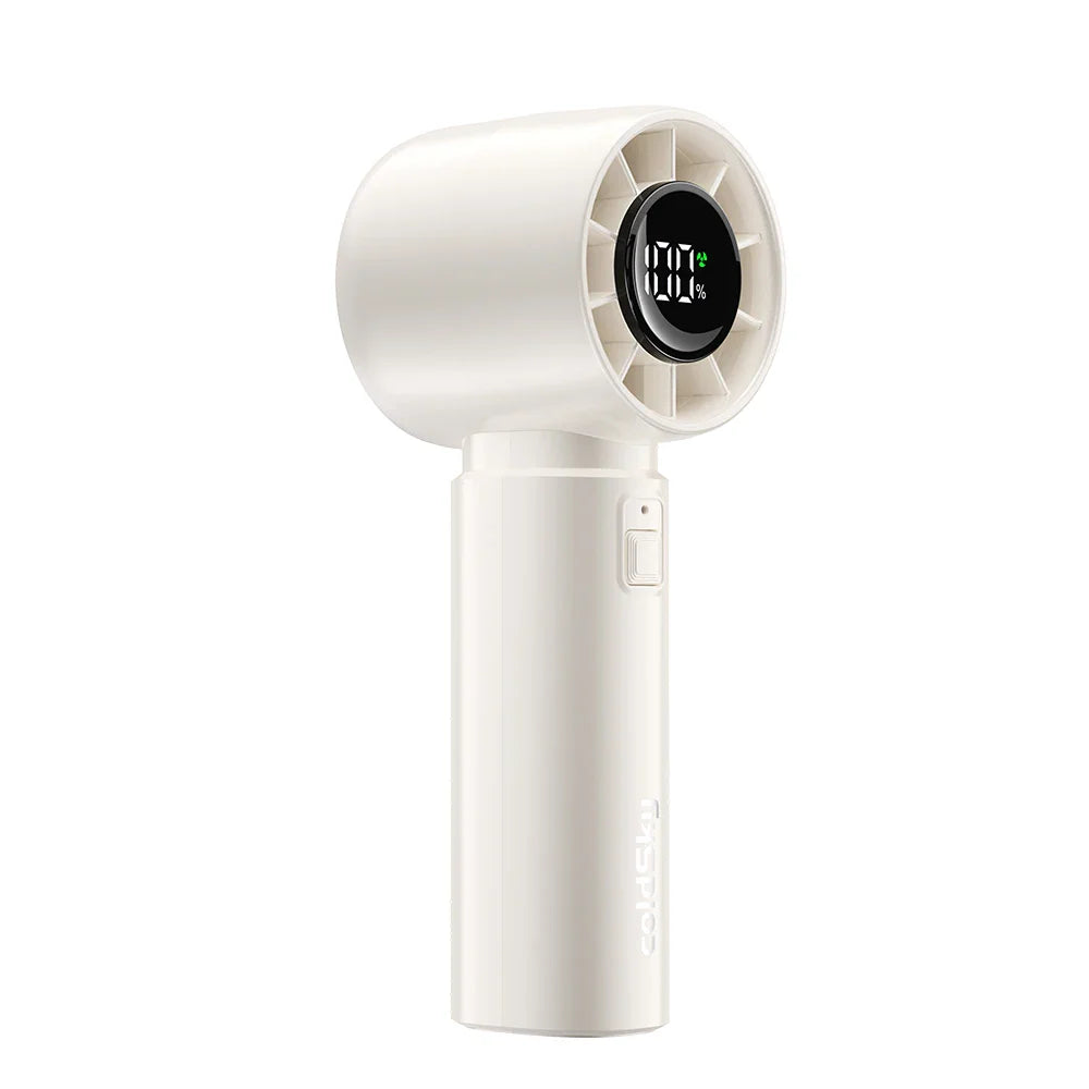 Venturox Mini Hand Fan with LED Display | 5-Speed Turbo Fan | 4000mAh Battery | Travel Fan for Beach & Vacation