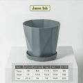 Nordika Planter | Scandinavian Design | Durable Resin | For Plants & Decoration
