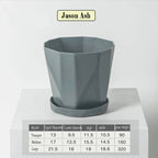 Nordika Planter | Scandinavian Design | Durable Resin | For Plants & Decoration