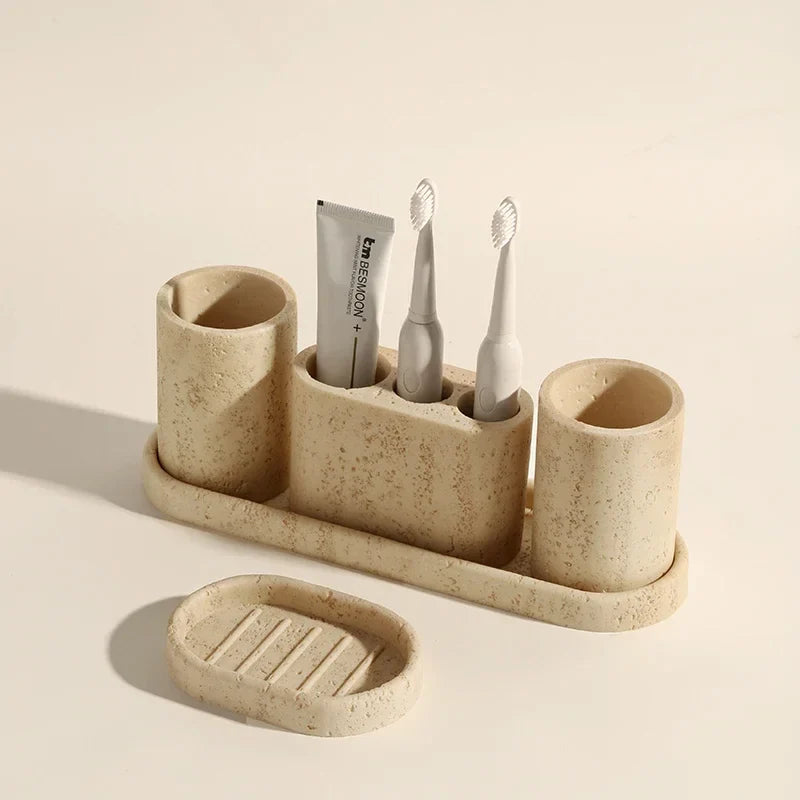 AureliaStone Luxury Bath Set made of limestone
