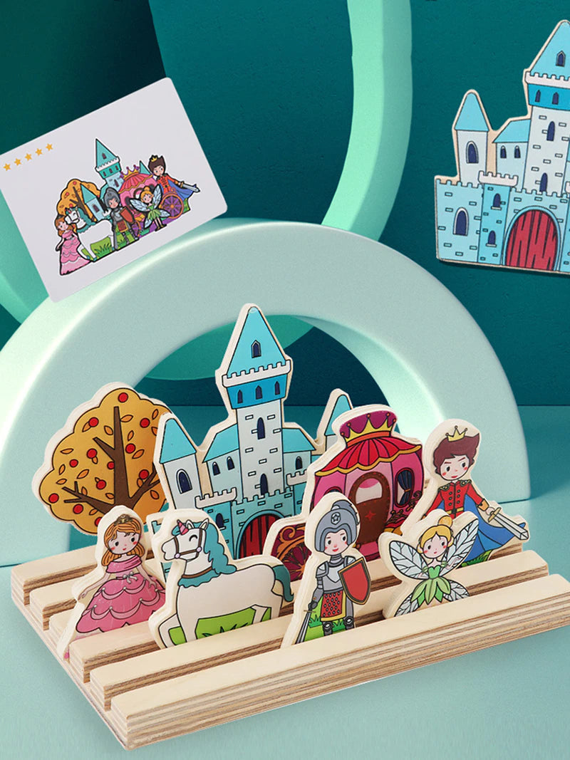 Fairytale Combination Game – Creative 3D Wooden Puzzle