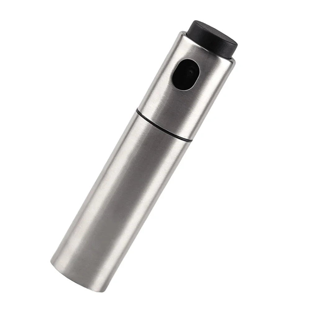 Oil Sprayer CULINARA FineMist | 100 ml Stainless Steel Spray Bottle | For Oil, Vinegar & BBQ | Refillable & Fine Dosage