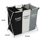 Practical laundry sorter with 3 compartments