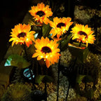 Waterproof Solar Sunflower Lamp for Garden & Terrace