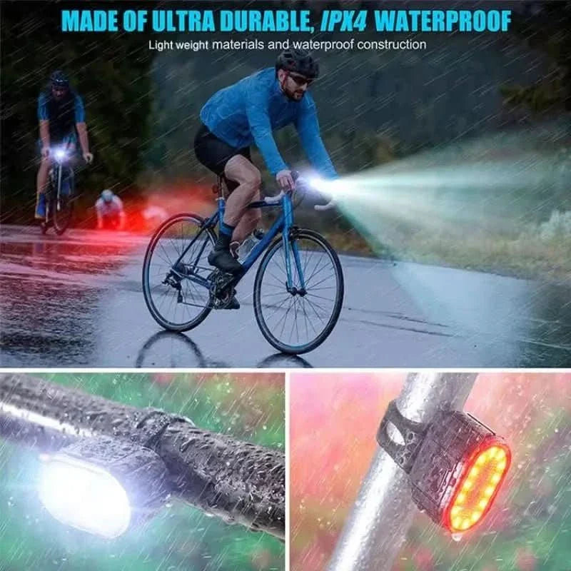 BikeGlow – Rechargeable bike lights for maximum visibility day & night