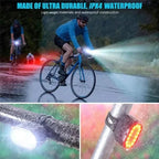 BikeGlow – Rechargeable bike lights for maximum visibility day & night