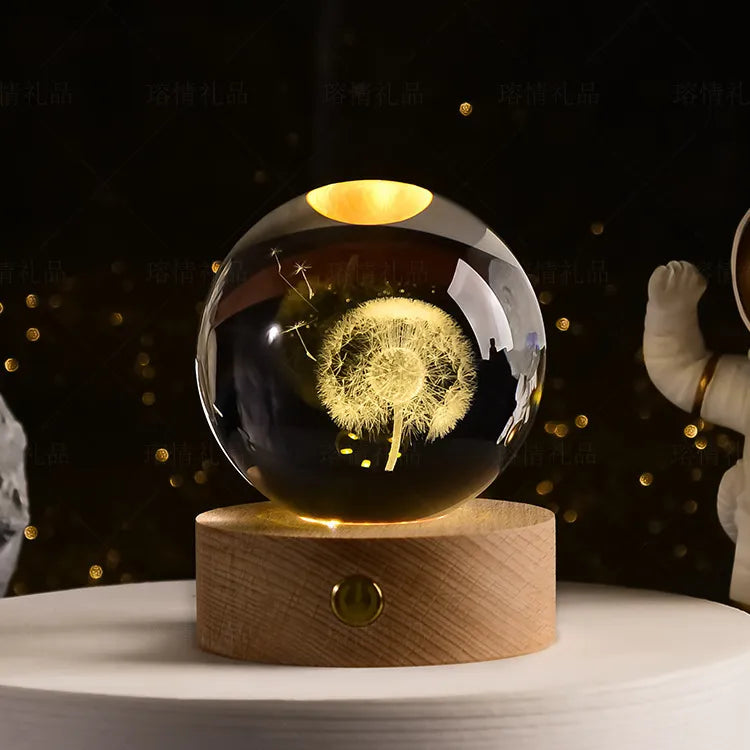 Glowing 3D Crystal Night Lights – Unique Gifts for All Occasions