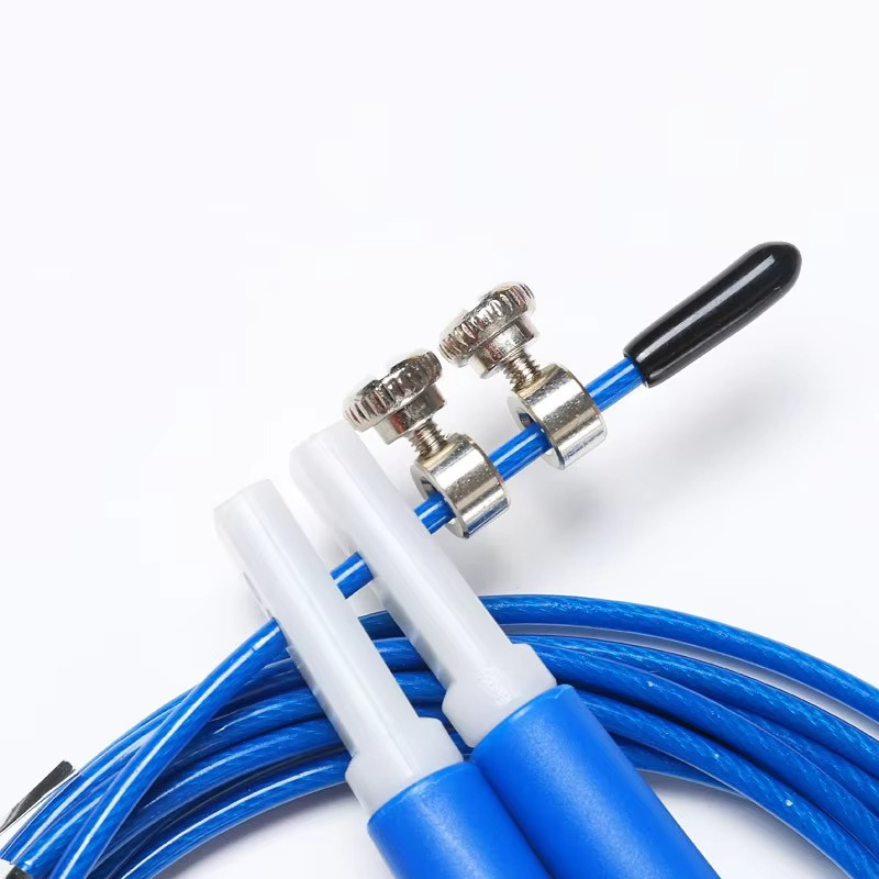 Adjustable Speed Jump Rope with Steel Wire for Fast Workouts and Home Fitness