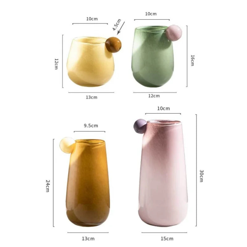 Globe Glass Chubby Vase