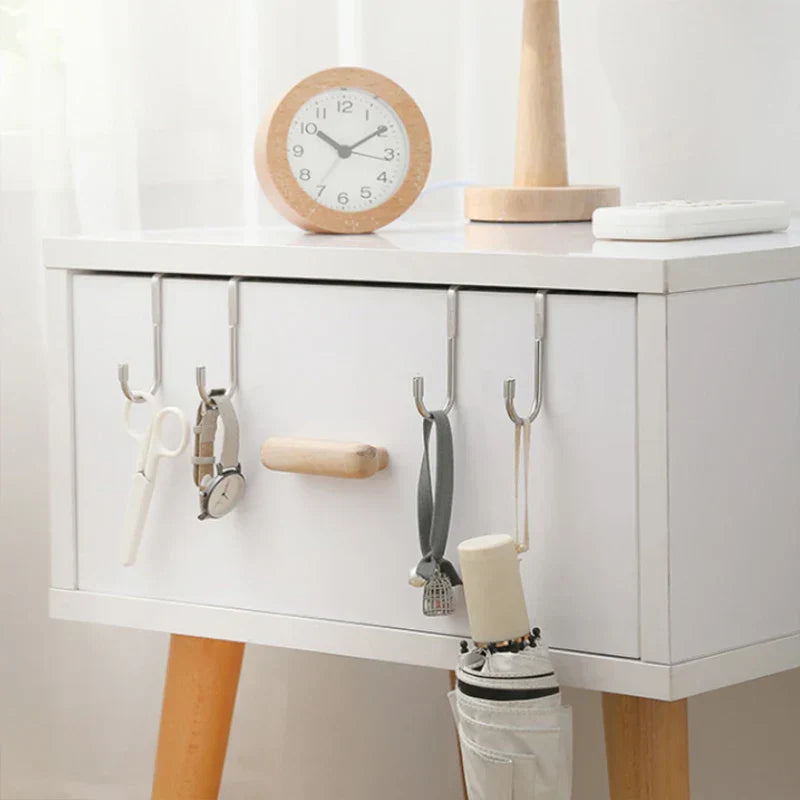 EasyHook Double Hook | Stainless Steel 304 | For Cabinet Doors | No Drilling