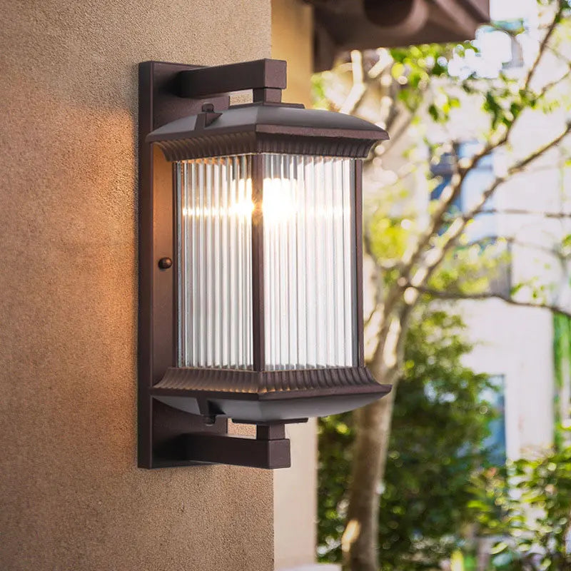 Light-repellent Outdoor Wall Light Metal | Weatherproof IP65 | E27 Socket | For Garden, Gate & Terrace