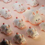 Cute Rabbit-Shaped USB Rechargeable Silicone Night Light for the Bedroom