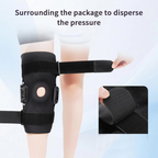Hinged Knee Brace Adjustable Sports Knee Support for Comfortable Compression and Stabilizing Support