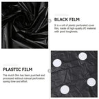 AgroShield Weed Fabric | Black Mulch Film | Plant Protection & Yield Increase | Ideal for Greenhouses