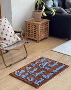 French Phrase Tuft Mat