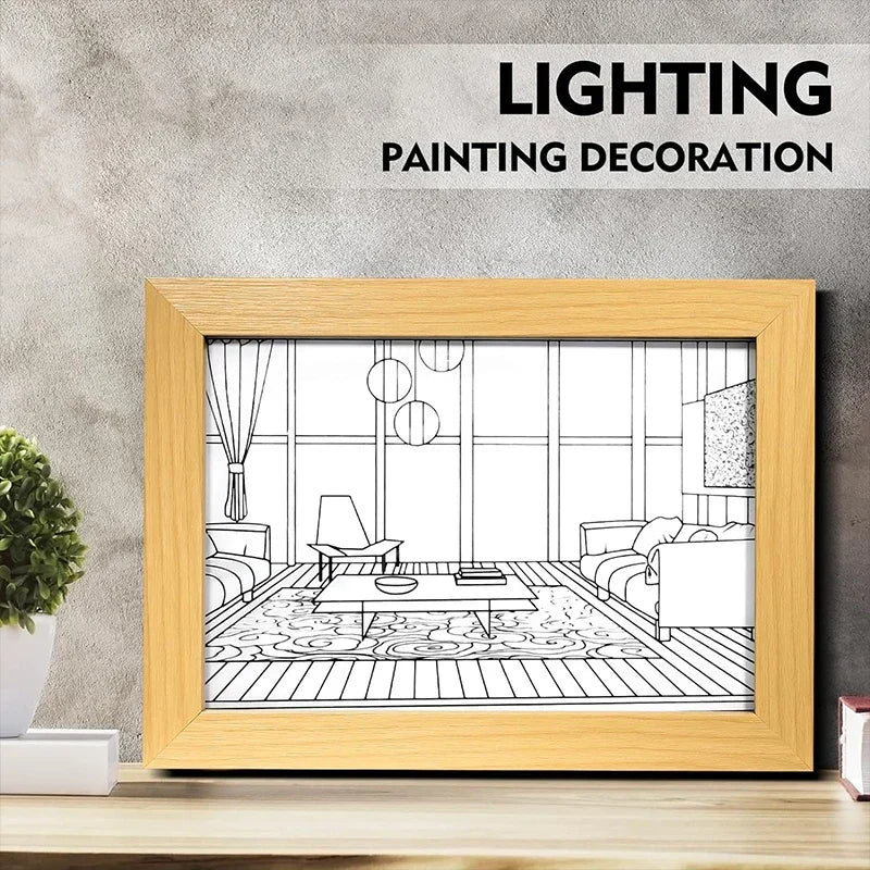 Luminous Decorative Dimmable Artsy Led Light Painting