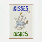 Kisses for Dishes Wall Art