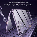 Invisible Shield Full Cover Anti-Peep Privacy Magnetic Phone Case