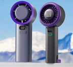 Skye Mini Fan with Cooling Plate – Portable Fan with 100 Speeds and Adjustable Breeze