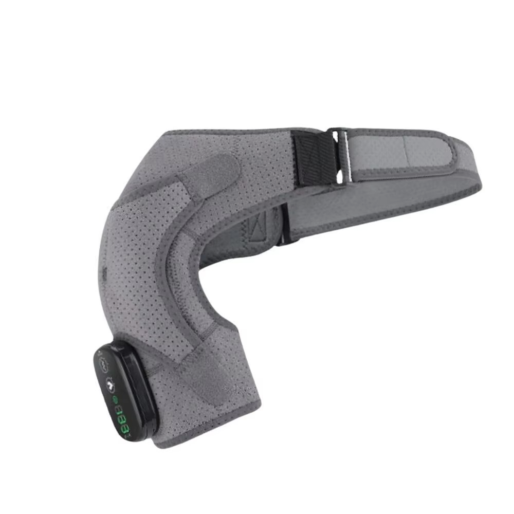 Adjustable Heated Shoulder Massage Brace for Muscle Relaxation