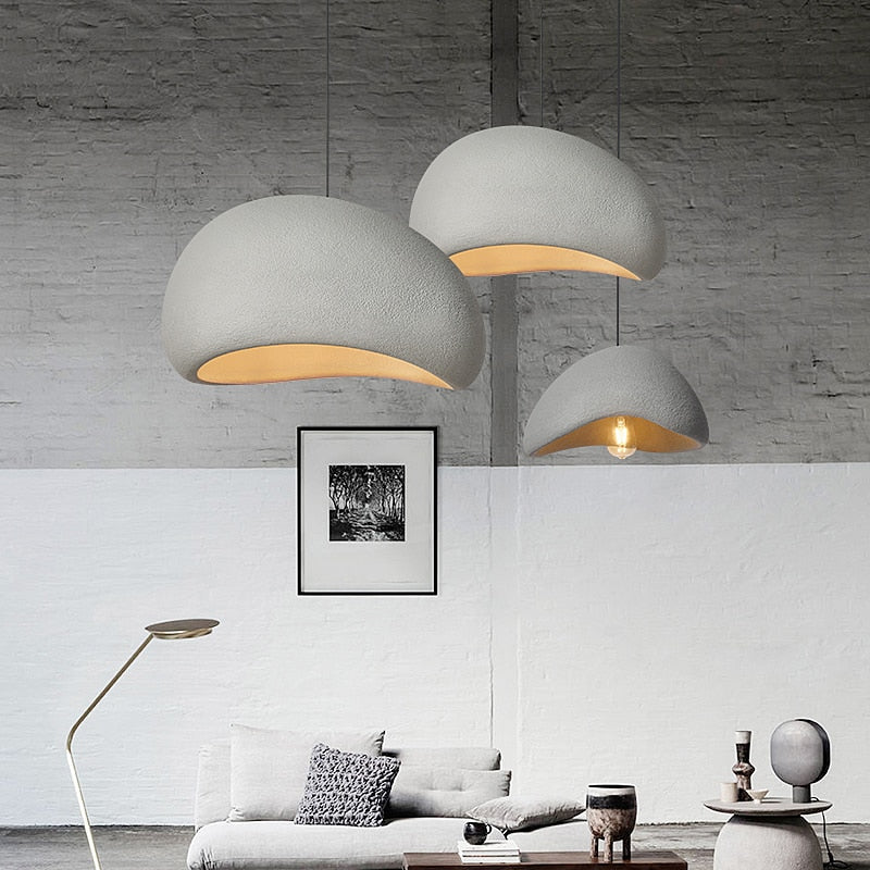 Japanese Wabi-Sabi Modern Minimalist Dining Room Chandelier Living Room & Bedroom Bar Hanging Decoration Lamp