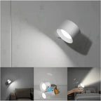 Spotlight Wireless Wall Lamp - 360° Rotation, Dimmable, Rechargeable Wall Light