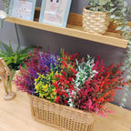 Florabell 12 Piece Set Artificial Lavender | Artificial Plants for Weddings, Vases, Garlands & Decoration | For Indoor & Outdoor