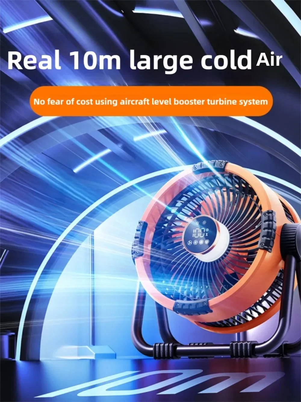 AEROLIA NightCool | 4-in-1 Fan & Night Light | 20000mAh Battery | Usable Hanging & Standing