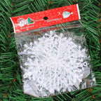 GlimmerGarlands | Glitter Snowflake Decorations