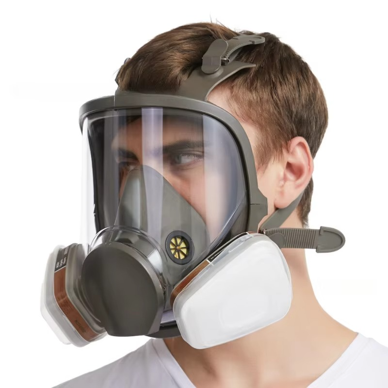Comprehensive Full Face Respirator Safety Gas Mask with Anti-Fog Protection