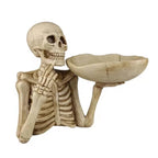 SkullServe | Skull Decor Tray made of Resin | Gothic & Halloween Accent | Versatile Use