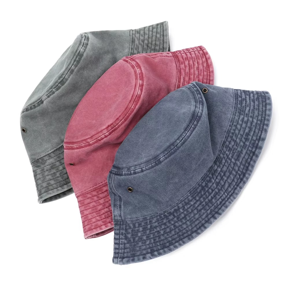 Versatile Denim Bucket Hat - Unisex, Foldable & Stylish