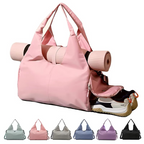 Women’s Waterproof Sport and Travel Duffel Bag with Shoe Compartment