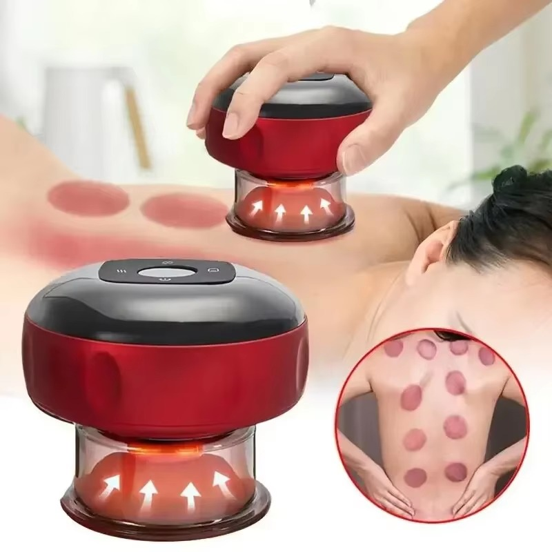 Electric Cupping Therapy and Gua Sha Massage Device Rechargeable Slimming and Wellness Tool