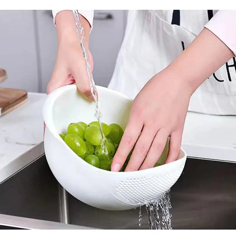 Rice and Fruit Washing Basket