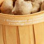 French Market Handcrafted Wooden Basket