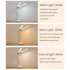 Adjustable Reading Lamp - Rechargeable Dimmable with Phone Table