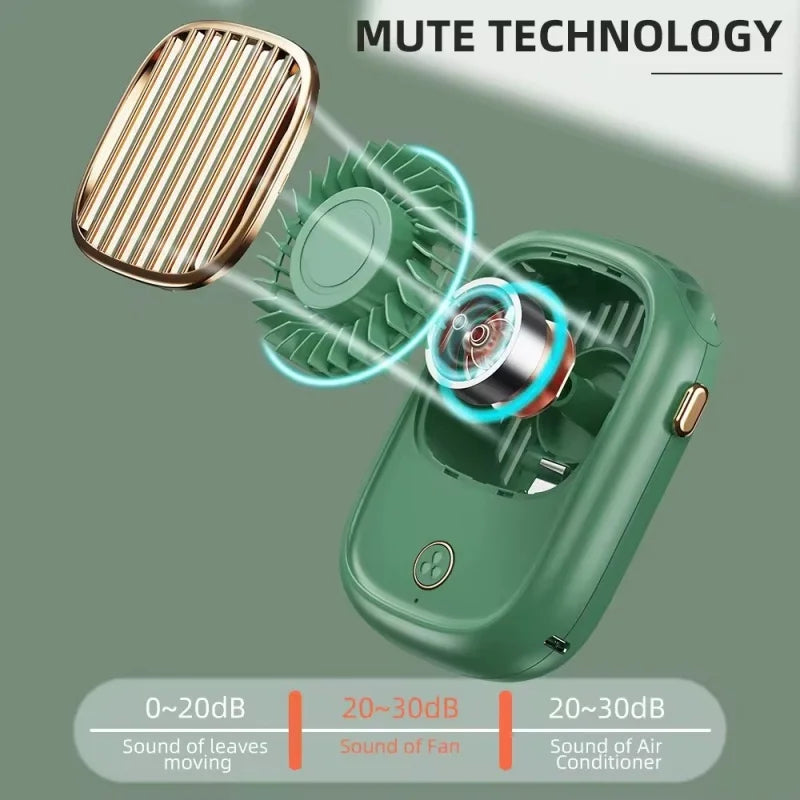 CoolBreeze AeroLynx | Mini Fan | 3-in-1 Portable | Rechargeable & Compact