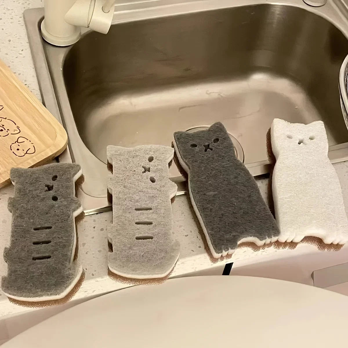Mini Cat Multi-Purpose Cleaning Sponge