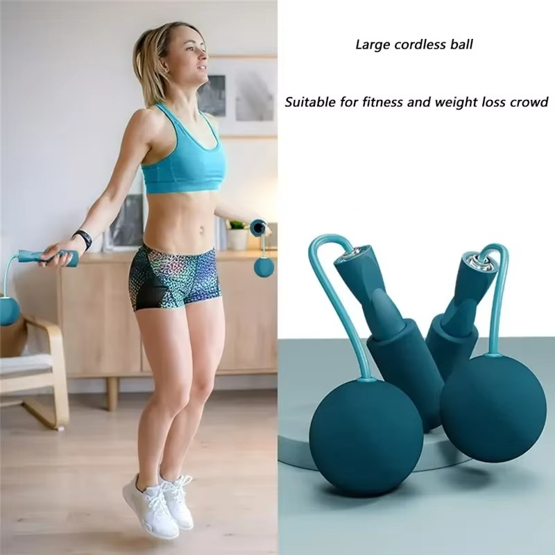 Cordless Weighted Jump Rope for Speed Training and Full Body Workouts