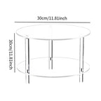 Minimalist Acrylic Side Table with Luxury Movable Design