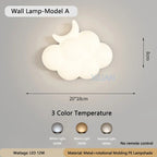 WhiteCloud Lamp – Stylish LED Wall Lighting for Children