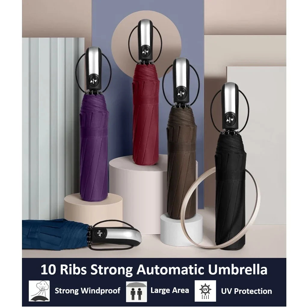 Rain Safe Compact Windproof Umbrella