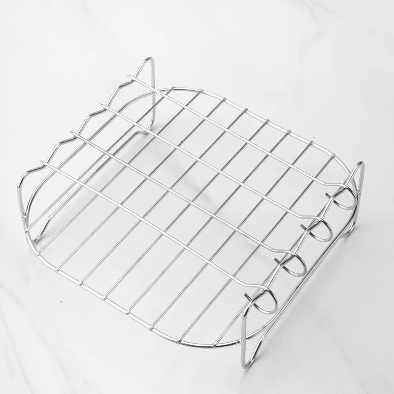 Grillessa BBQ Set | Stainless Steel Skewers & Rack | For Grill, Air Fryer & Oven