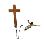 Bungee Jumping Jesus Easter Atmosphere Decorative Ornaments Christ Figure Religious Decorations Holiday Gifts Hanging Ornaments
